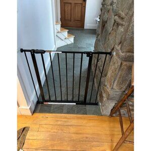 28.9-42.1" Wide Baby Gate for Stairs, 30" Tall Dog Gates for Doorways